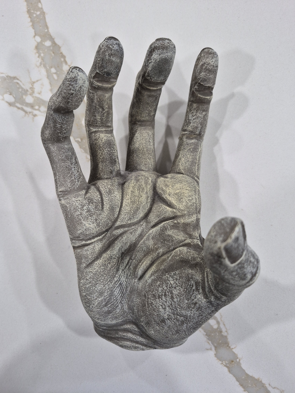 Decorative Hand Distressed Gray